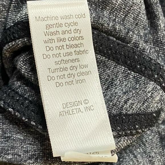 Athleta Excursion Grey Heathered Athletic Skort Small Tall - Picture 5 of 9